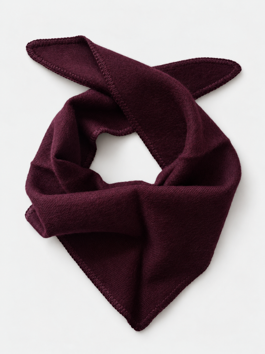 Pañuelo 100% Baby Alpaca Burdeo