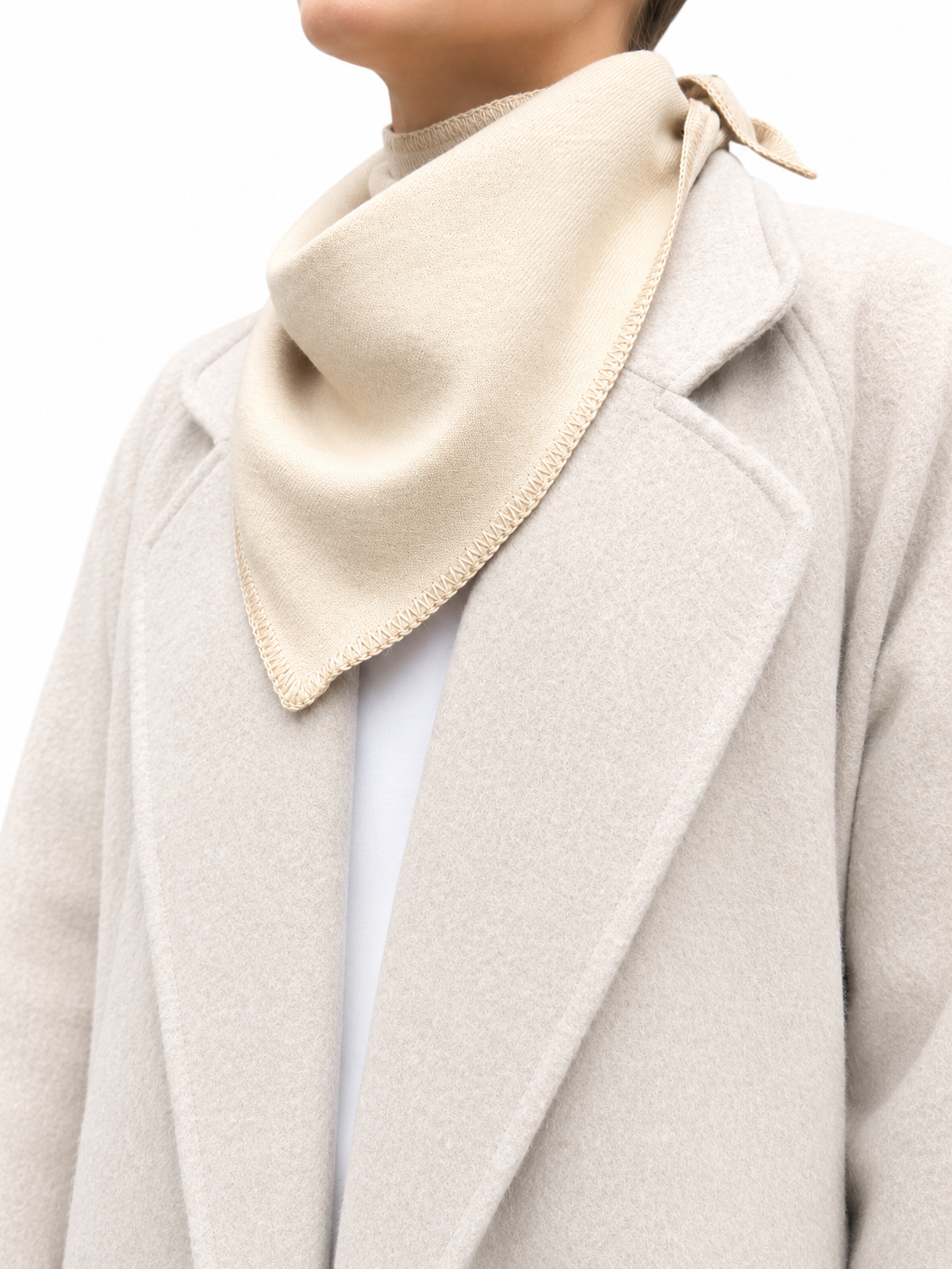Pañuelo 100% Baby Alpaca Beige