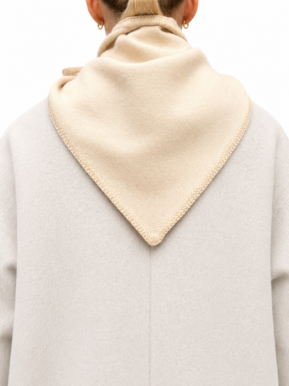 Pañuelo 100% Baby Alpaca Beige