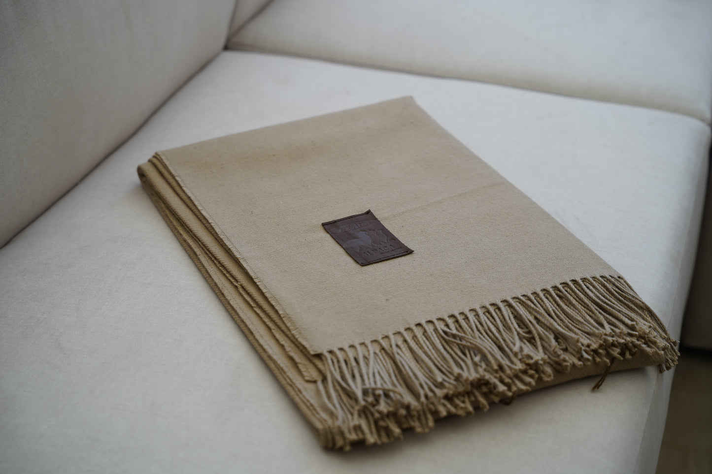 Manta Beige Fleco Beige