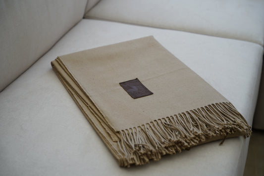 Manta Beige Fleco Beige