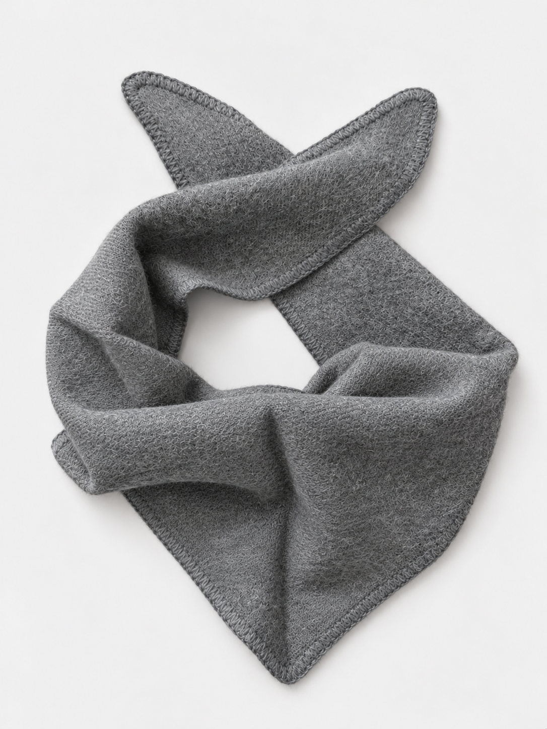 Pañuelo 100% Baby Alpaca Gris Claro
