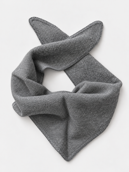 Pañuelo 100% Baby Alpaca Gris Claro