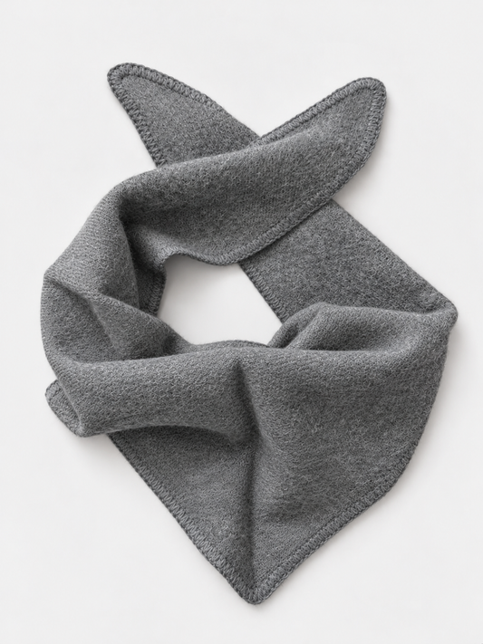 Pañuelo 100% Baby Alpaca Gris Claro