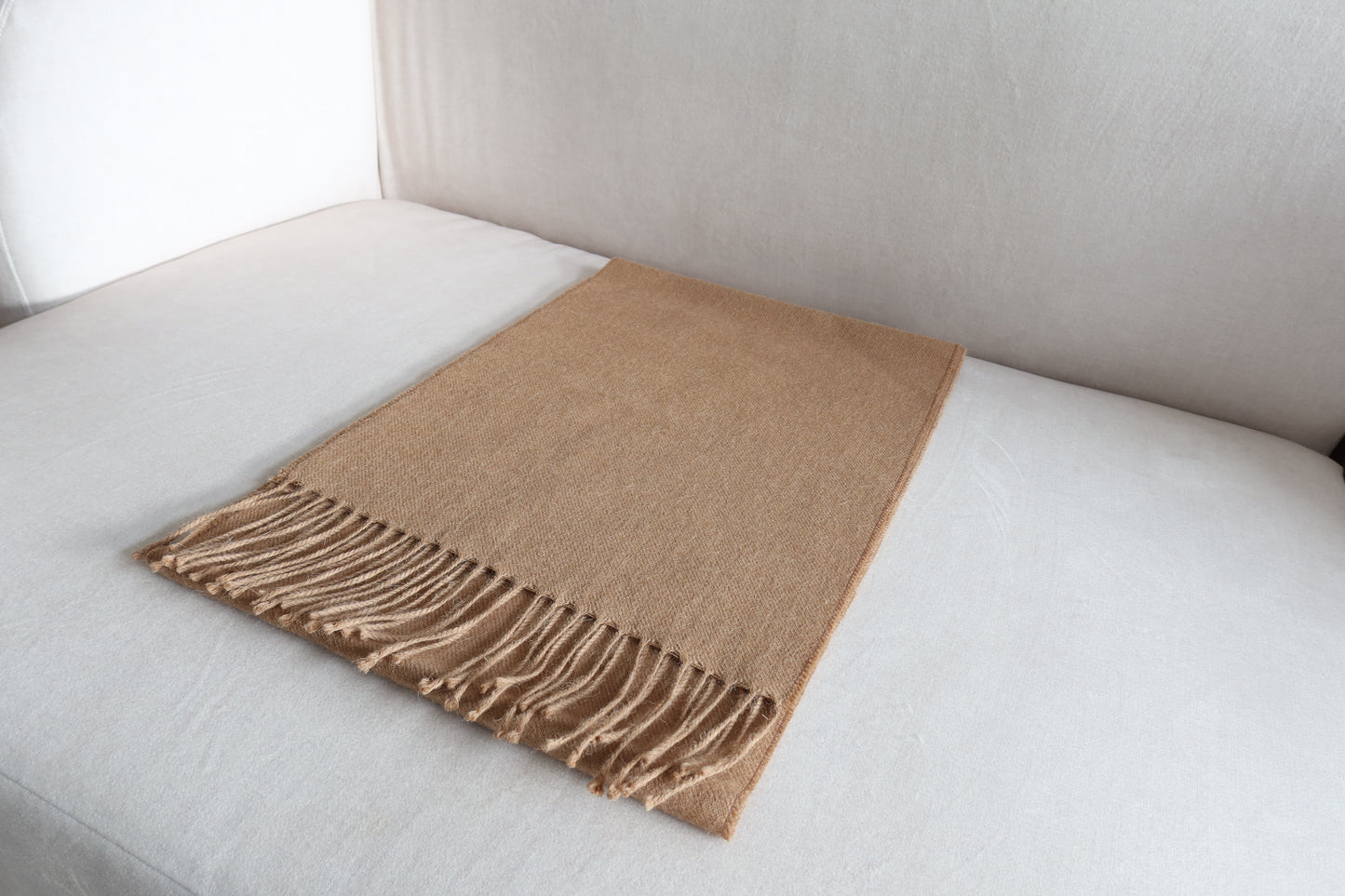 Bufanda Camel 100% Baby Alpaca