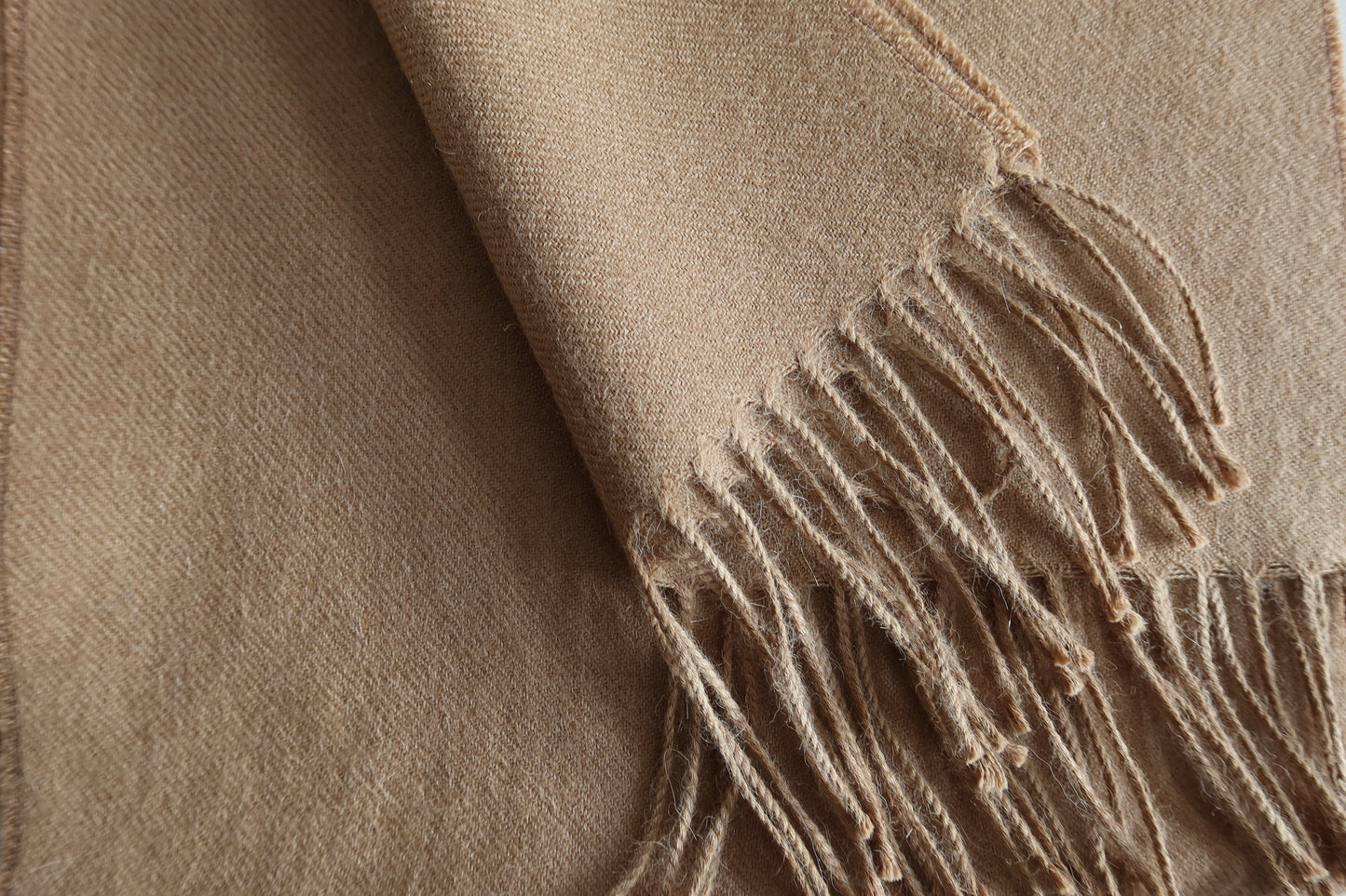 Bufanda Camel 100% Baby Alpaca