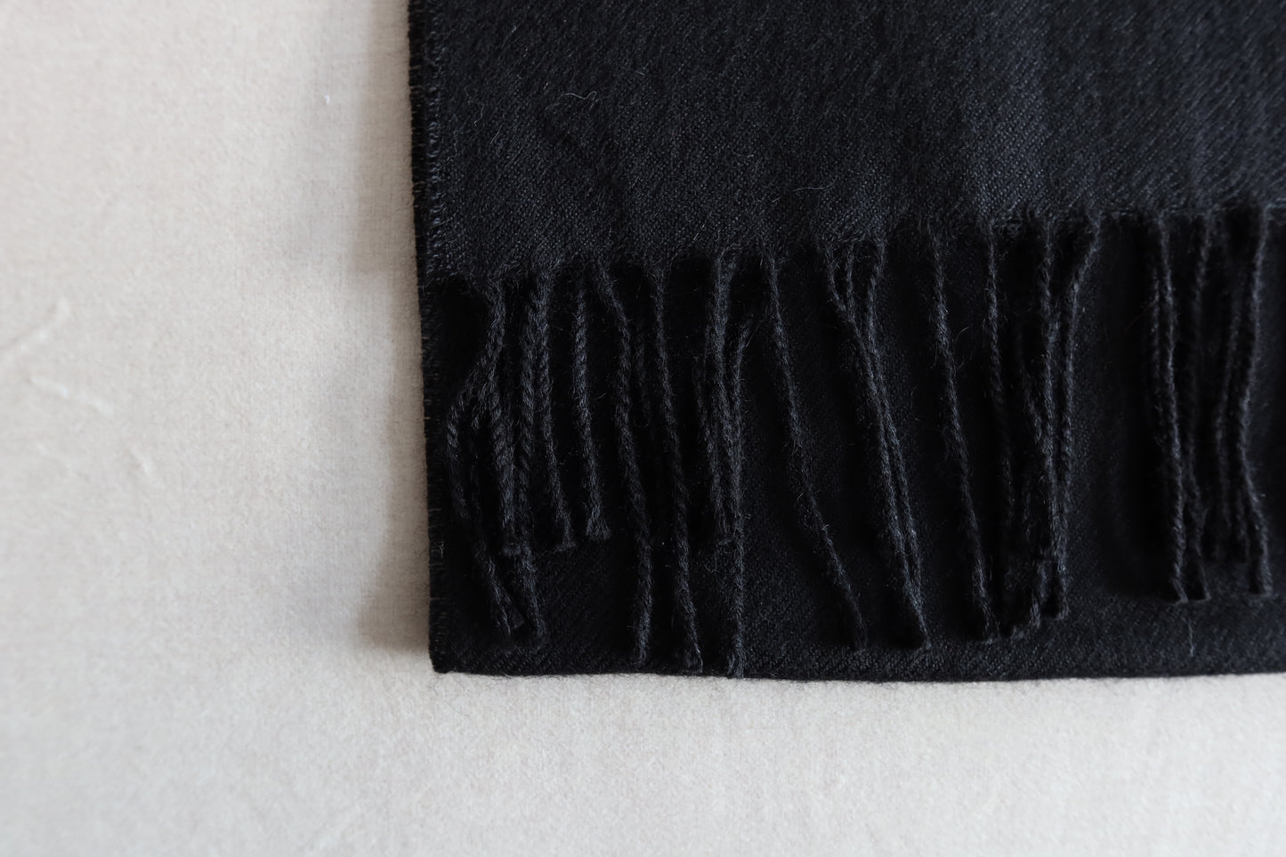 Bufanda Negra 100% Baby Alpaca