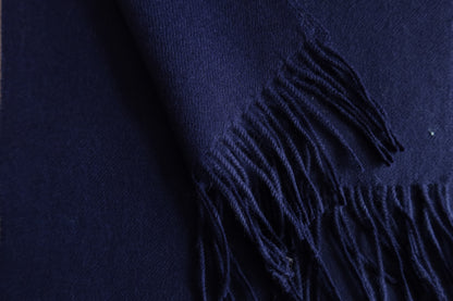 Bufanda Azul 100% Baby Alpaca