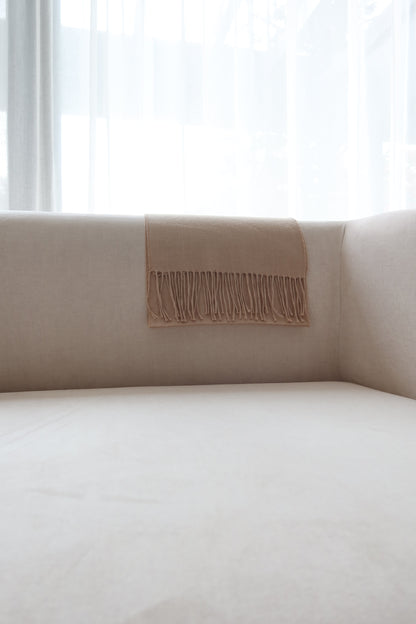 Bufanda Beige 100% Baby Alpaca