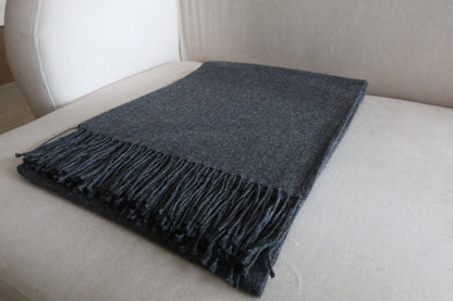 Manta Gris Marengo 100% Baby Alpaca