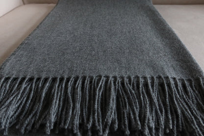 Manta Gris Marengo 100% Baby Alpaca
