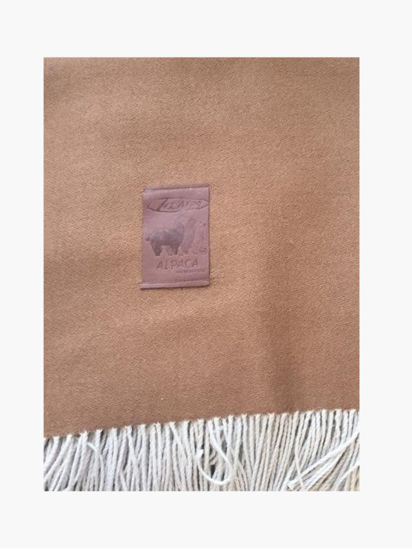 Manta Camel Flecos Blancos